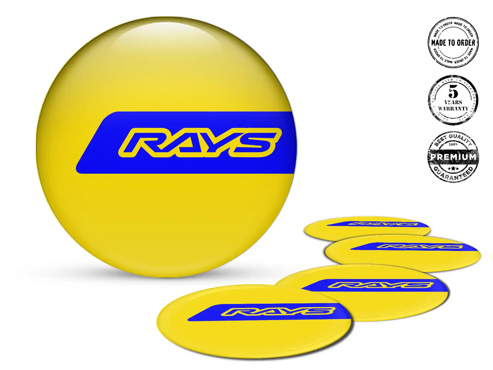 Rays Felgenplaketten Version Upgrade für Dome-Sticker